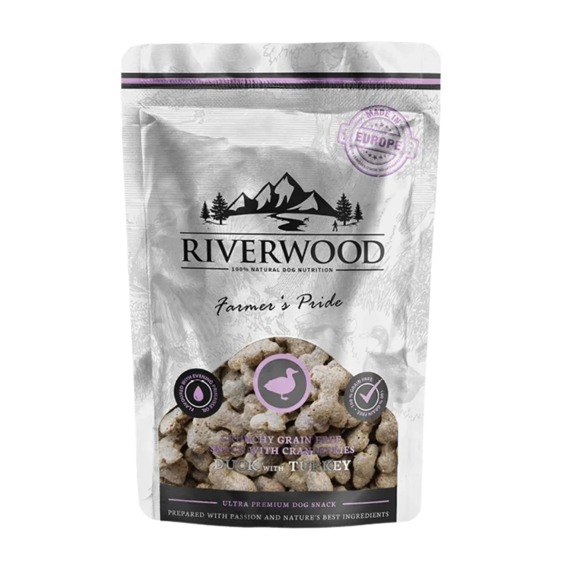 Riverwood Farmer's Pride Hondensnack Eend & Kalkoen