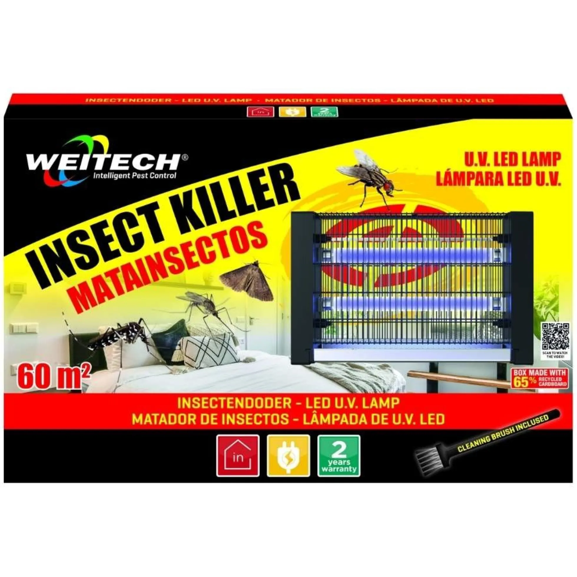 Weitech Insectenlamp met UV-licht