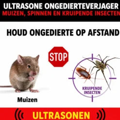 Weitech Ultrasone Dierenverjager op Batterijen