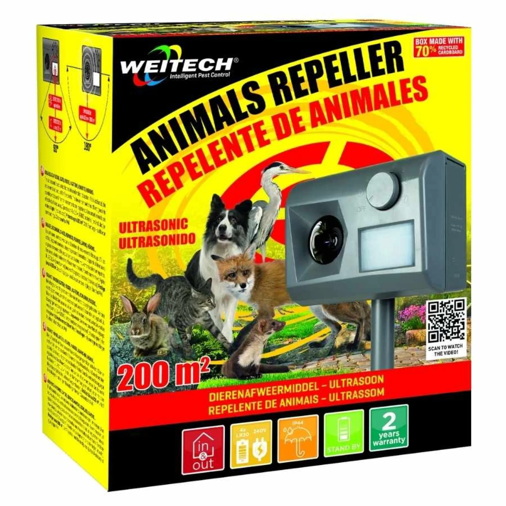 Weitech Ultrasone Dierenverjager 3