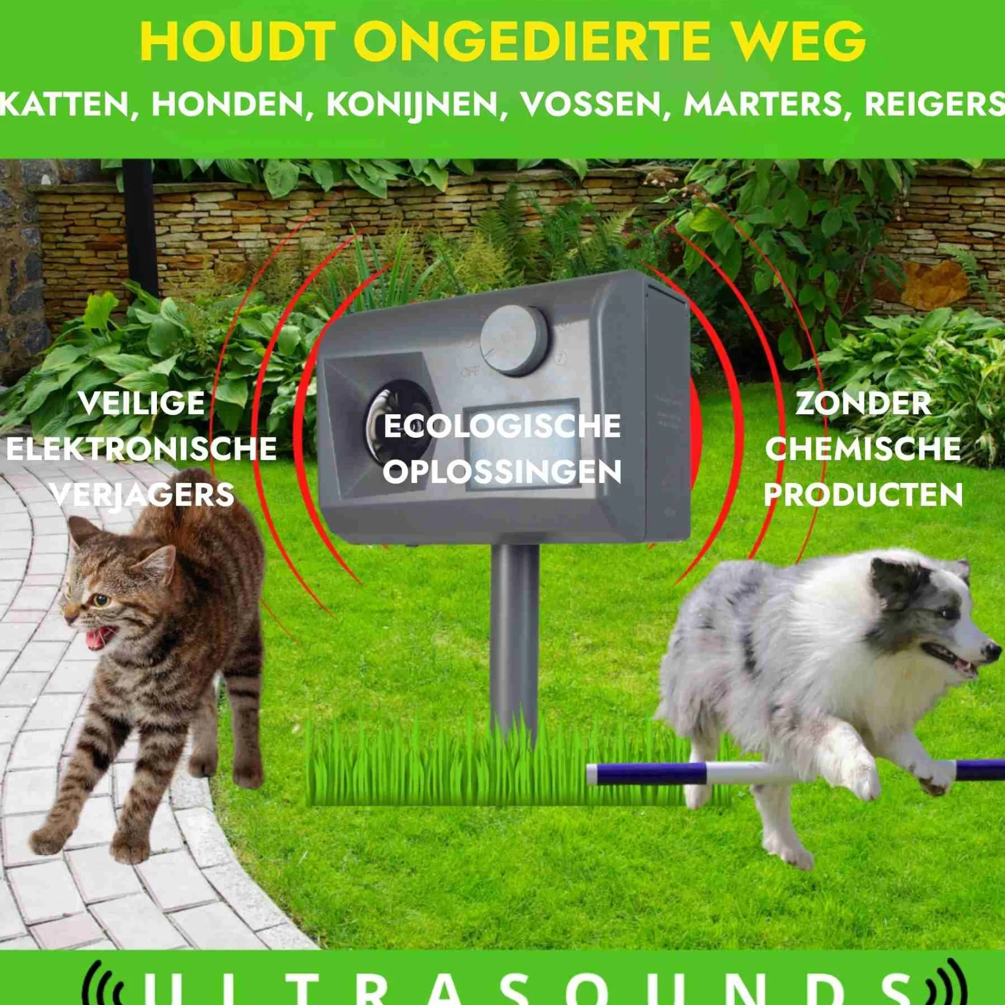 Weitech Ultrasone Dierenverjager 3
