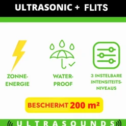 Weitech Ultrasone Dierenverjager met Flits