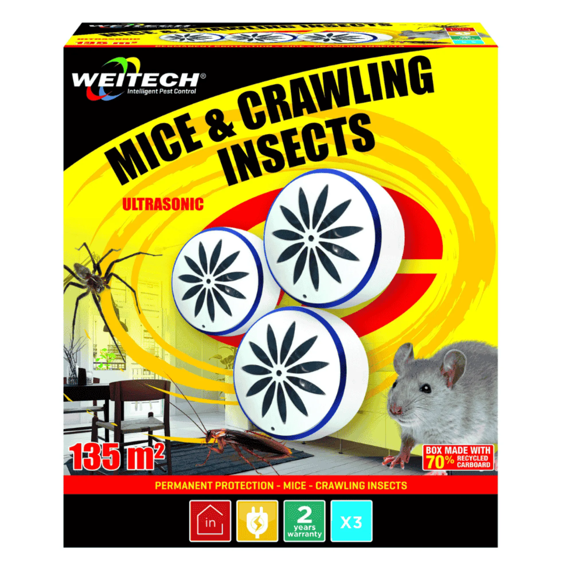 Weitech Ultrasone Ongediertebestrijder