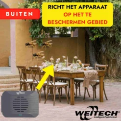 Weitech Ultrasone Wespenverjager